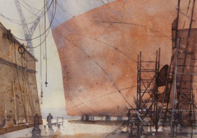 Schmetterer 02 - Hamburg Trockendock 46x315 cm