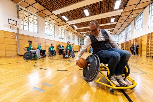 Titel: Pressetermin mit neuem Moderatoren-DuoSandra Rieß & Volker Heißmann.