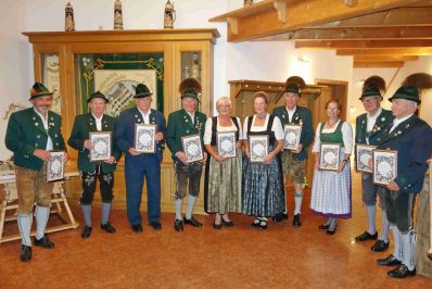 kl-Ehrungen ab 50 Jahre GTEV Atzing